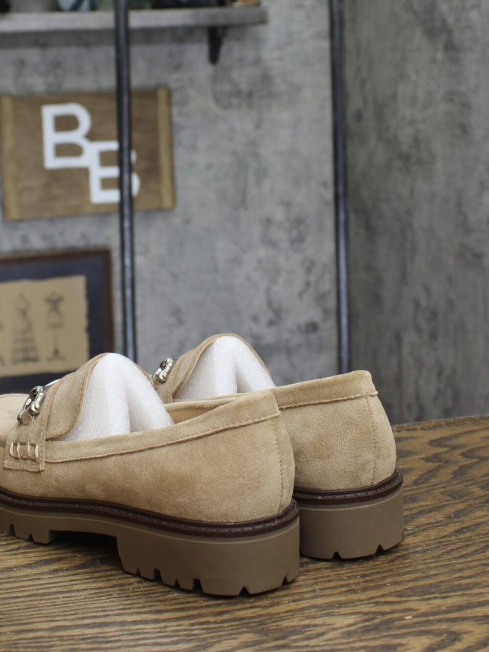 NWT Journee Collection Comfort Foam Jessamey Platform Loafers Taupe Brown 7.5M - Picture 3 of 10